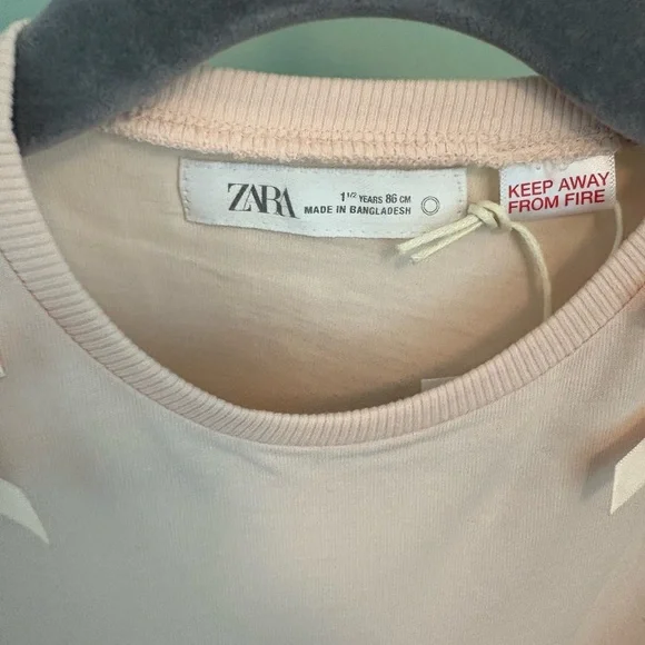 ZARA BOW T-SHIRT - Picture 7 of 9